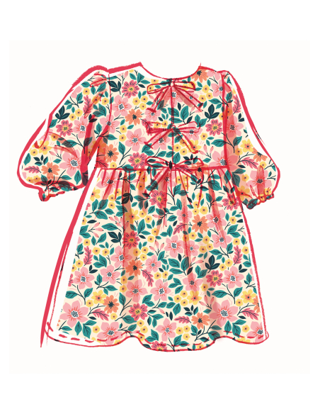 Patron McCall's 8618.K5 (8-14) - Top, robe et pantalon fille