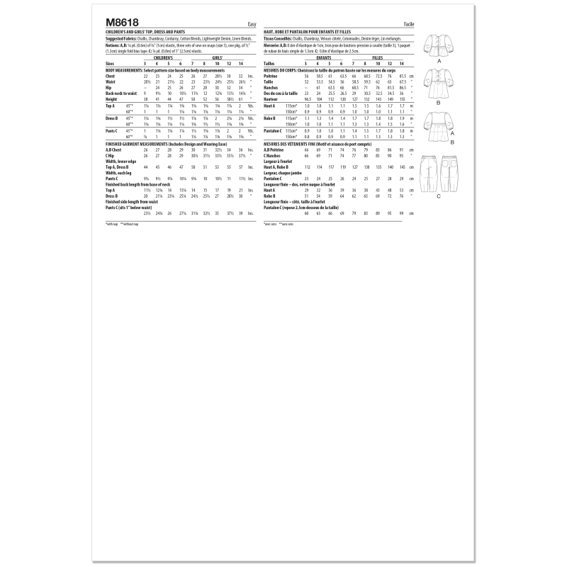 Patron McCall's 8618.K5 (8-14) - Top,...