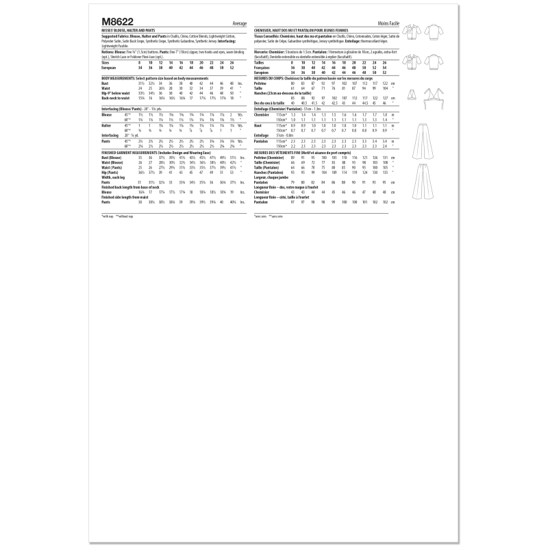 Patron McCall's 8622.Y5 (46-54) -...