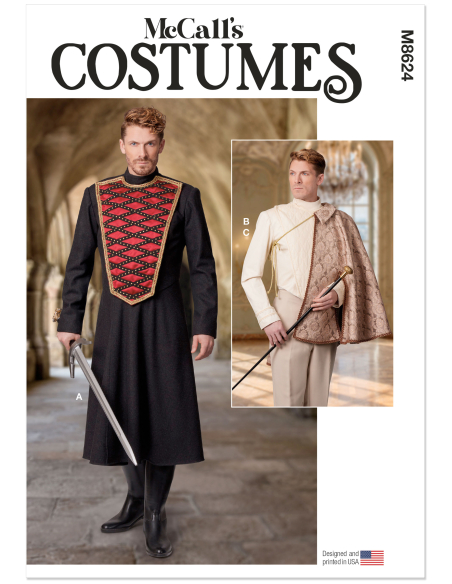 Patron McCall's 8624.AA (46-54) - Costume homme