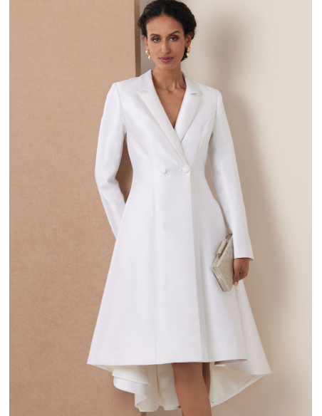 Patron Vogue 2125/D5 (32-40) - Manteau-robe double boutonnage