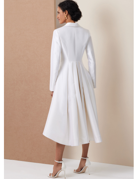 Patron Vogue 2125/D5 (32-40) - Manteau-robe double boutonnage