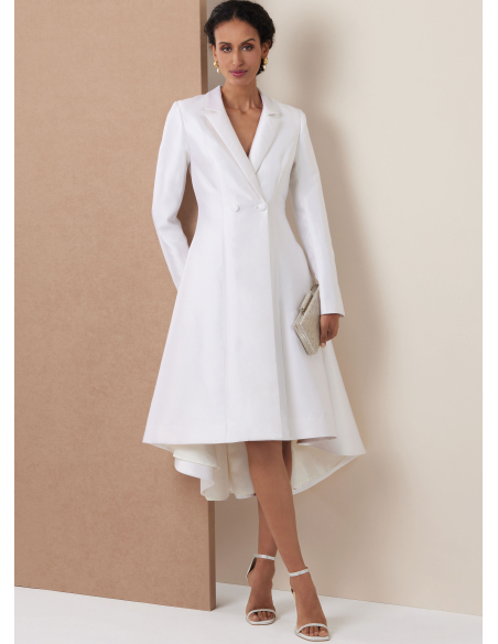 Patron Vogue 2125/D5 (32-40) - Manteau-robe double boutonnage