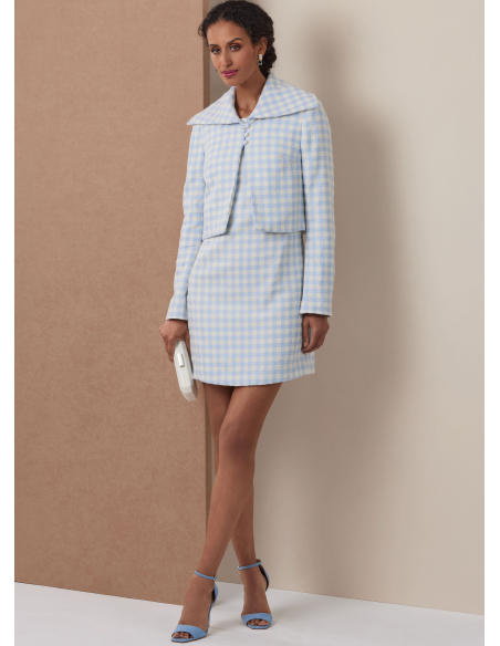 Patron Vogue 2126/R5 (40-50) - Ensemble veste & robe fourreau chic