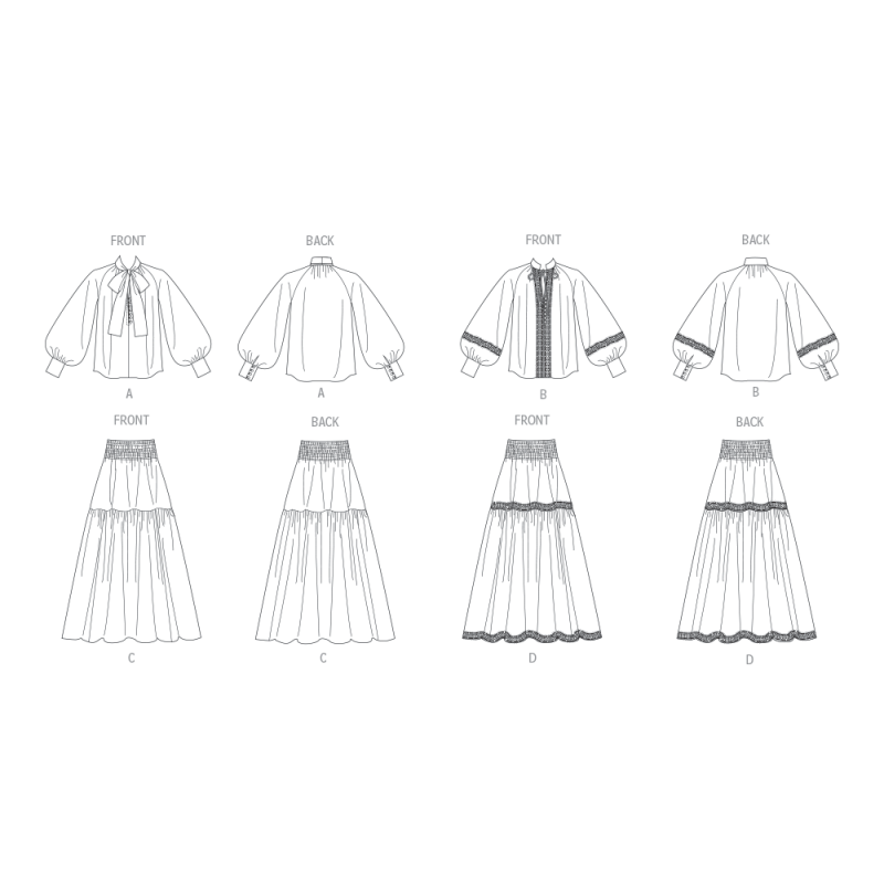 Patron Vogue 2127/U5 (44-52) - Haut...