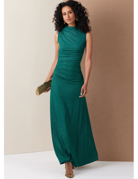 Patron Vogue 2128/B5 (36-44) - Robe longue à drapé chic