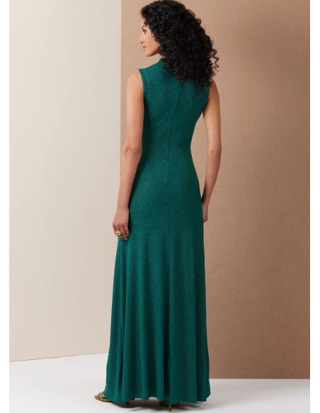 Patron Vogue 2128/B5 (36-44) - Robe longue à drapé chic