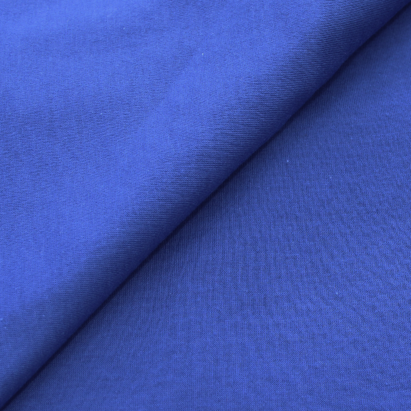 Jersey uni 100% coton - Bleu roy
