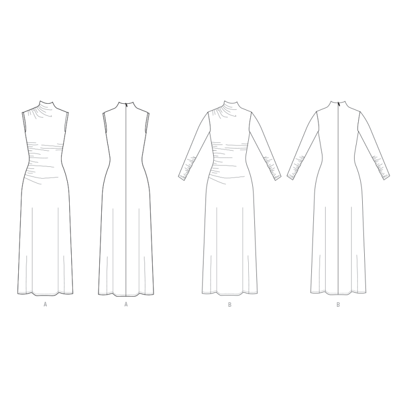 Patron Vogue 2128/Y5 (46-54) - Robe...