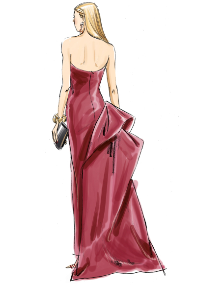 Patron Vogue 2131/H5 (34-42) - Robe bustier élégante