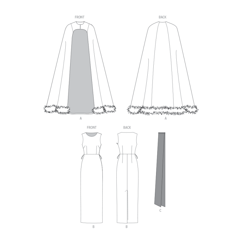 Patron Vogue 2132/B5 (36-44) - Cape...