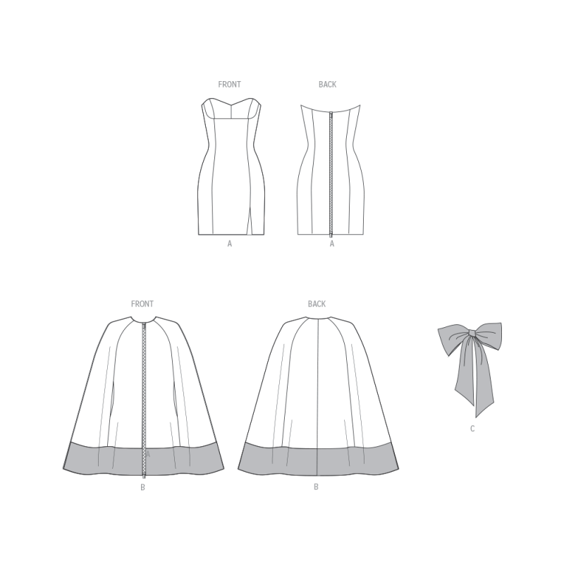 Patron Vogue 2133/H5 (34-42) - Cape...