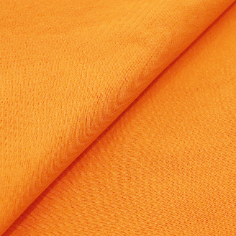 Jersey uni 100% coton - Orange