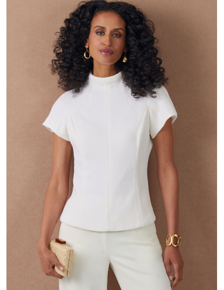 Patron Vogue 2134/H5 (34-42) - Top élégant à encolure entonnoir