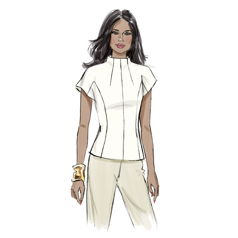 Patron Vogue 2134/U5 (44-52) - Top...