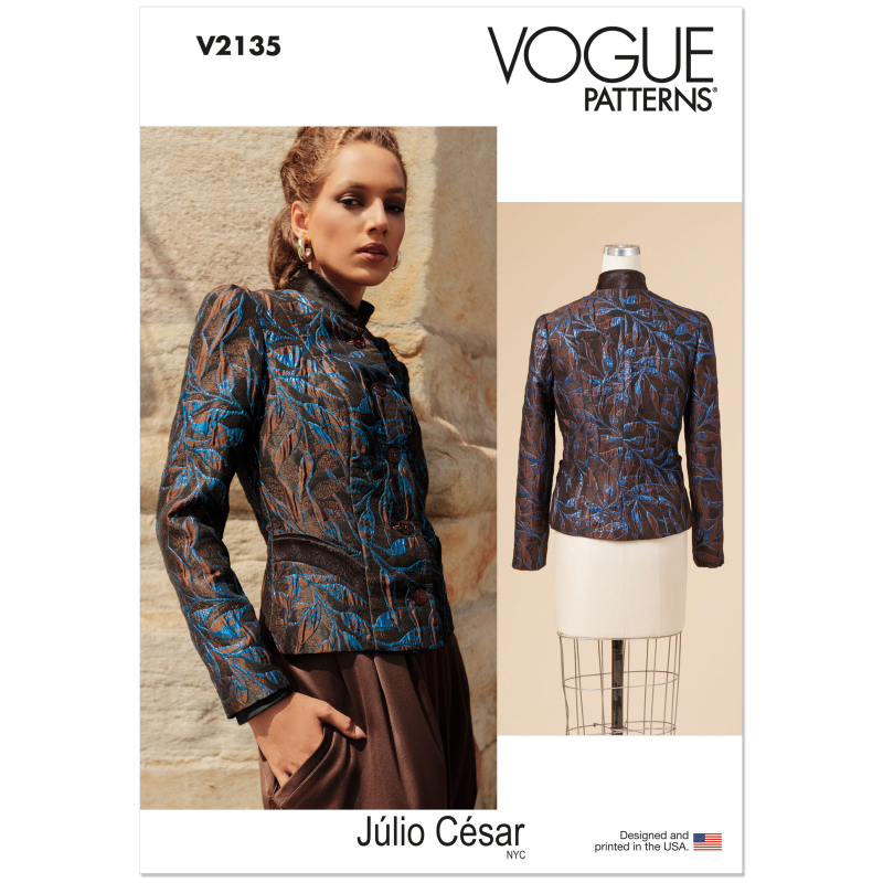 Patron Vogue 2135/U5 (44-52) - Veste...