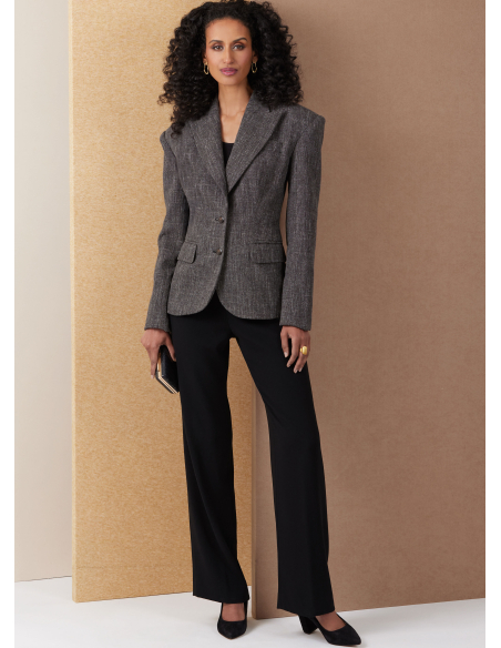 Patron Vogue 2136/B5 (36-44) - Veste structurée à épaules élargies