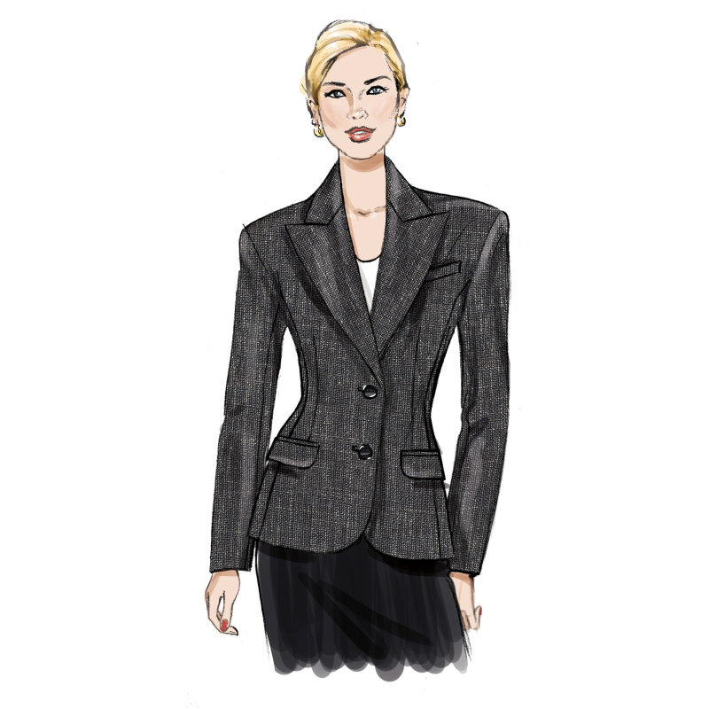 Patron Vogue 2136/Y5 (46-54) - Veste...