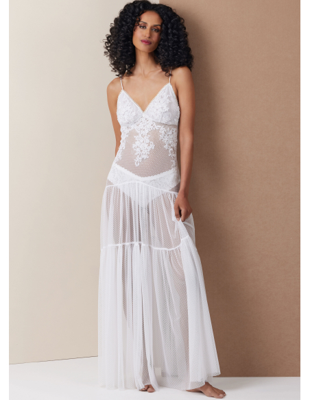 Patron Vogue 2139/H5 (34-42) - Robe lingerie longue élégante