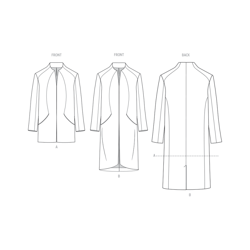 Patron Vogue 2141 AA (46-54) - Veste...