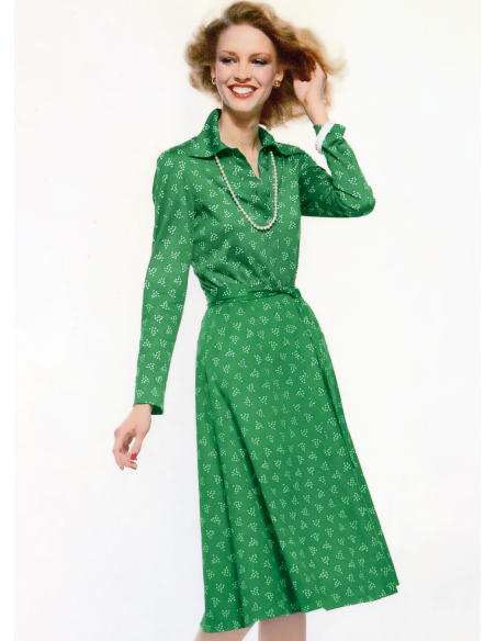 Patron Vogue 2143/B5 (36-44) - Robe femme « vintage DVF »