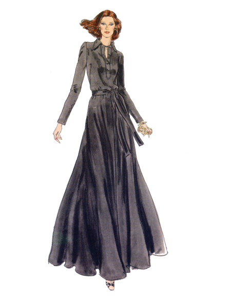 Patron Vogue 2143/Y5 (46-54) - Robe femme « vintage DVF »