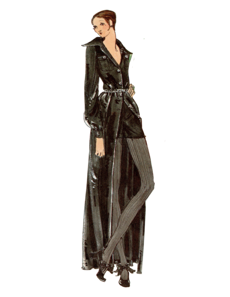 Patron Vogue 2146/B5 (36-44) - Robe boutonnée style vintage 70s