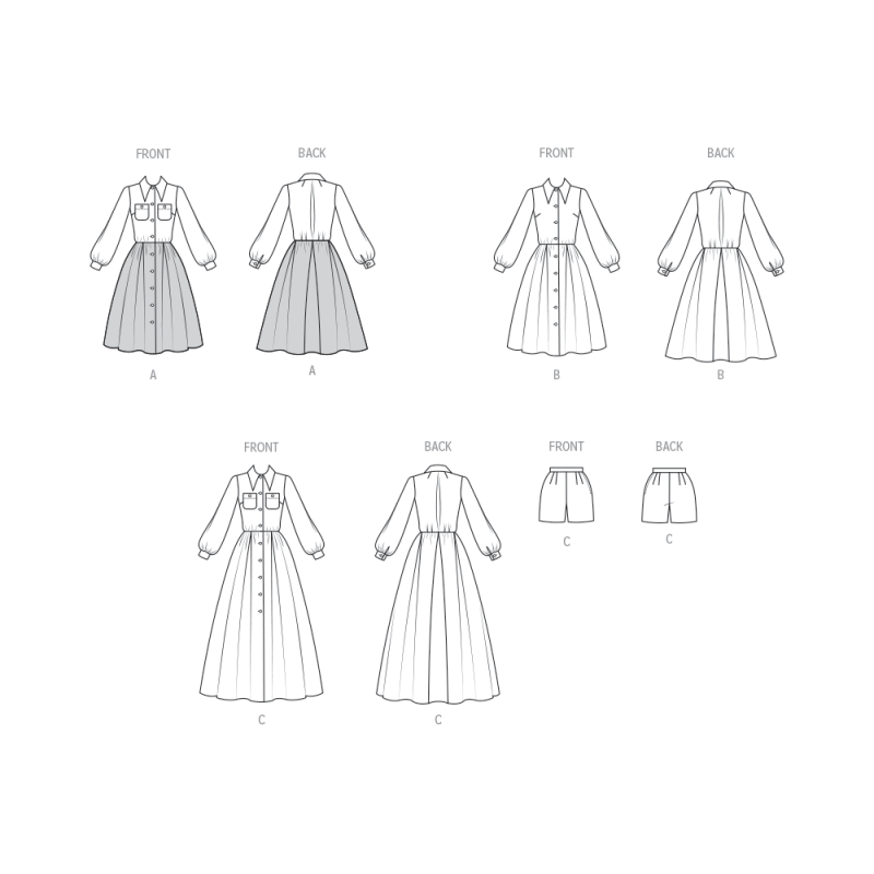 Patron Vogue 2146/Y5 (46-54) - Robe...