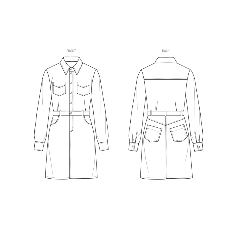 Patron KnowMe 2133.K5 (7-14) - Robe...