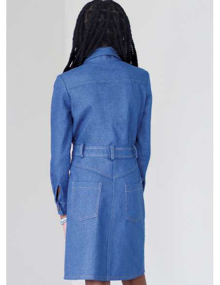 Patron KnowMe 2133.N5 (38-46) - Robe mi-longue à poches & ceinture