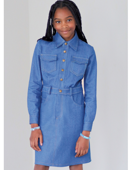 Patron KnowMe 2133.N5 (38-46) - Robe mi-longue à poches & ceinture