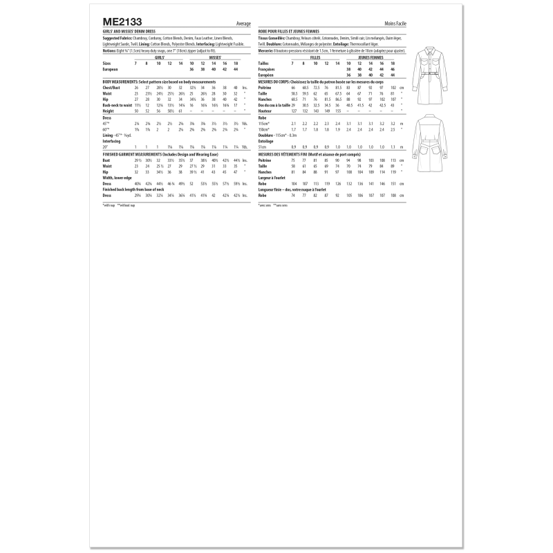 Patron KnowMe 2133.N5 (38-46) - Robe...