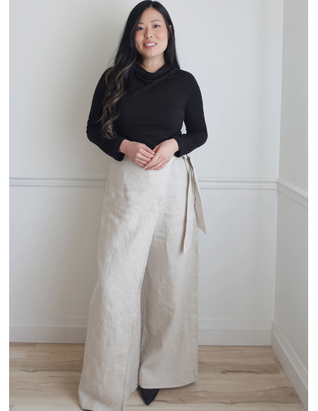 Patron KnowMe 2134.Y5 (46-54) - Top col montant & pantalon ample