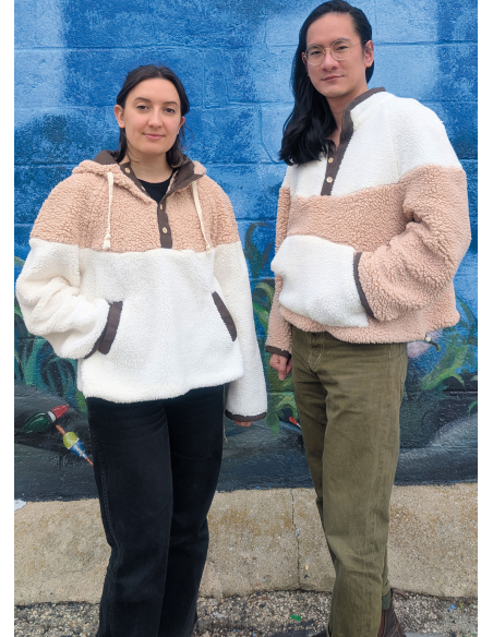 Patron KnowMe 2136.A (34-52) - Veste contrastée unisexe