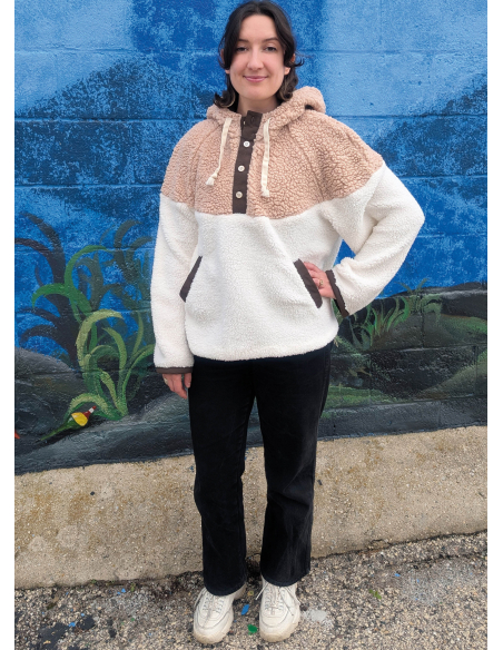 Patron KnowMe 2136.A (34-52) - Veste contrastée unisexe