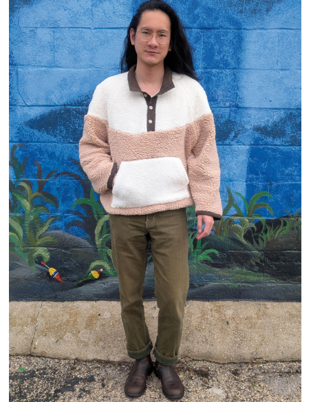 Patron KnowMe 2136.A (34-52) - Veste contrastée unisexe