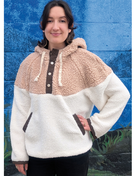 Patron KnowMe 2136.A (34-52) - Veste contrastée unisexe