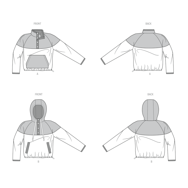 Patron KnowMe 2136.A (34-52) - Veste...