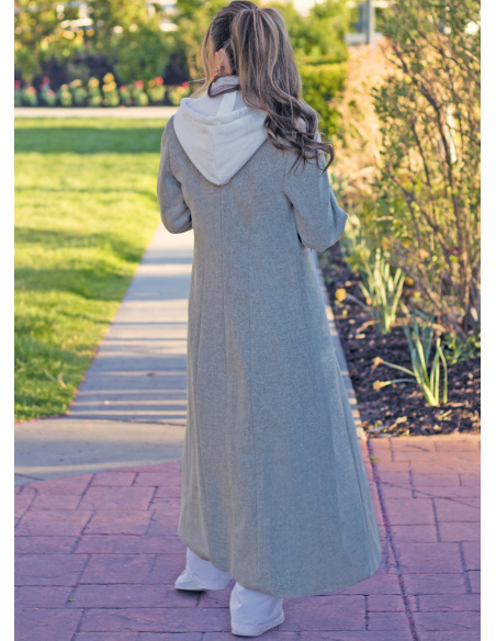 Patron KnowMe 2139.K5 (36-44) - Manteau croisé & insert capuche