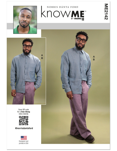 Patron KnowMe 2142.BB (56-54) - Chemise & jeans homme