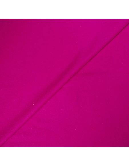 Drap de laine vierge et cachemire - Fuchsia