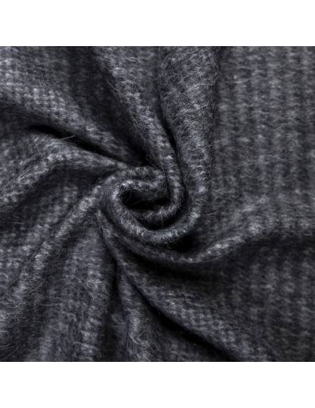 Tweed de laine à poils long - Prince de Galles