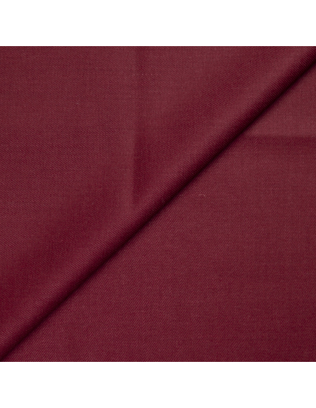 Sergé 100% laine - Bordeaux