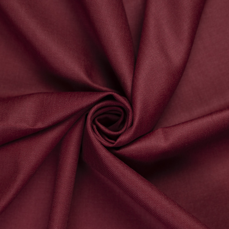 Sergé 100% laine - Bordeaux