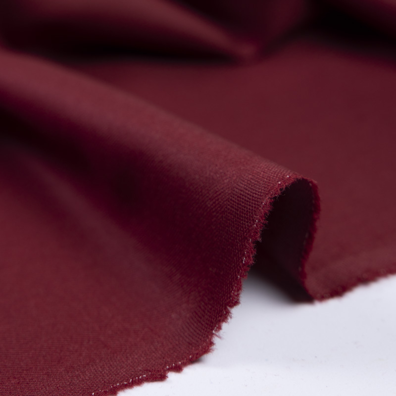 Sergé 100% laine - Bordeaux