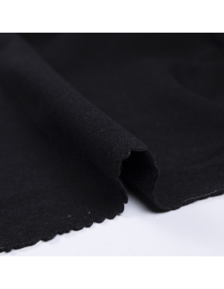 Velours de laine vierge & cachemire - Anthracite