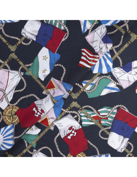 Crêpe - Drapeaux marins