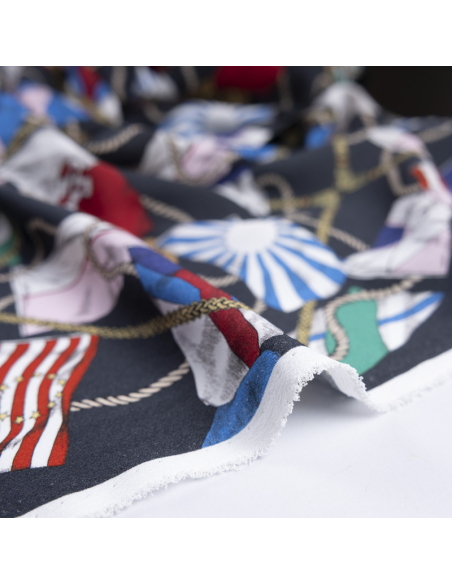 Crêpe - Drapeaux marins