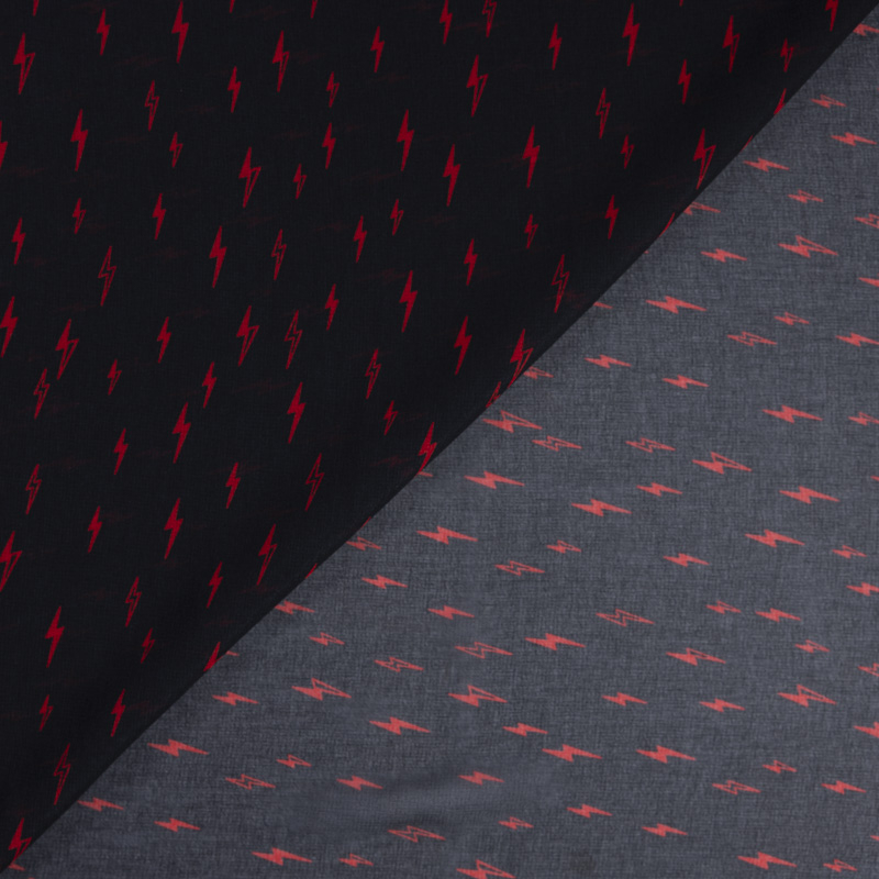 Georgette - Éclairs rouges