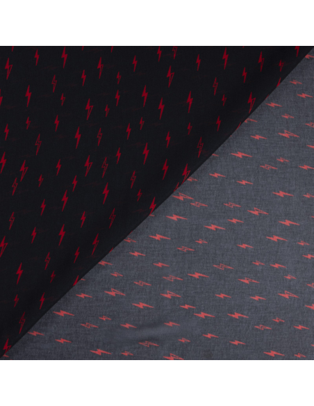 Georgette - Éclairs rouges